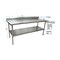 Bk Resources Work Table Stainless Steel With Undershelf, 5" Backsplash 72"Wx30"D VTTR5-7230 - alternate 6